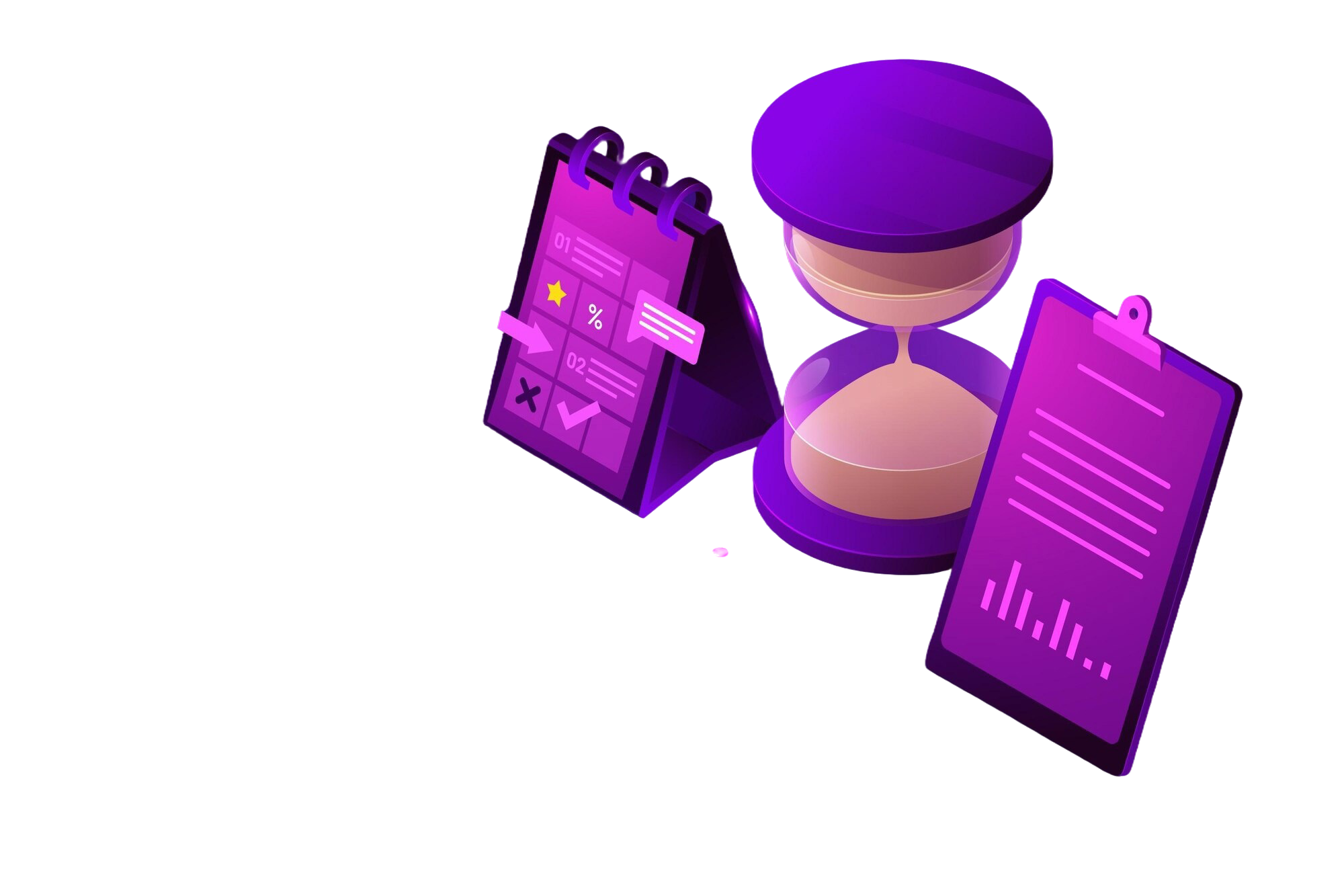isometric-time-management-concept-illustrated
