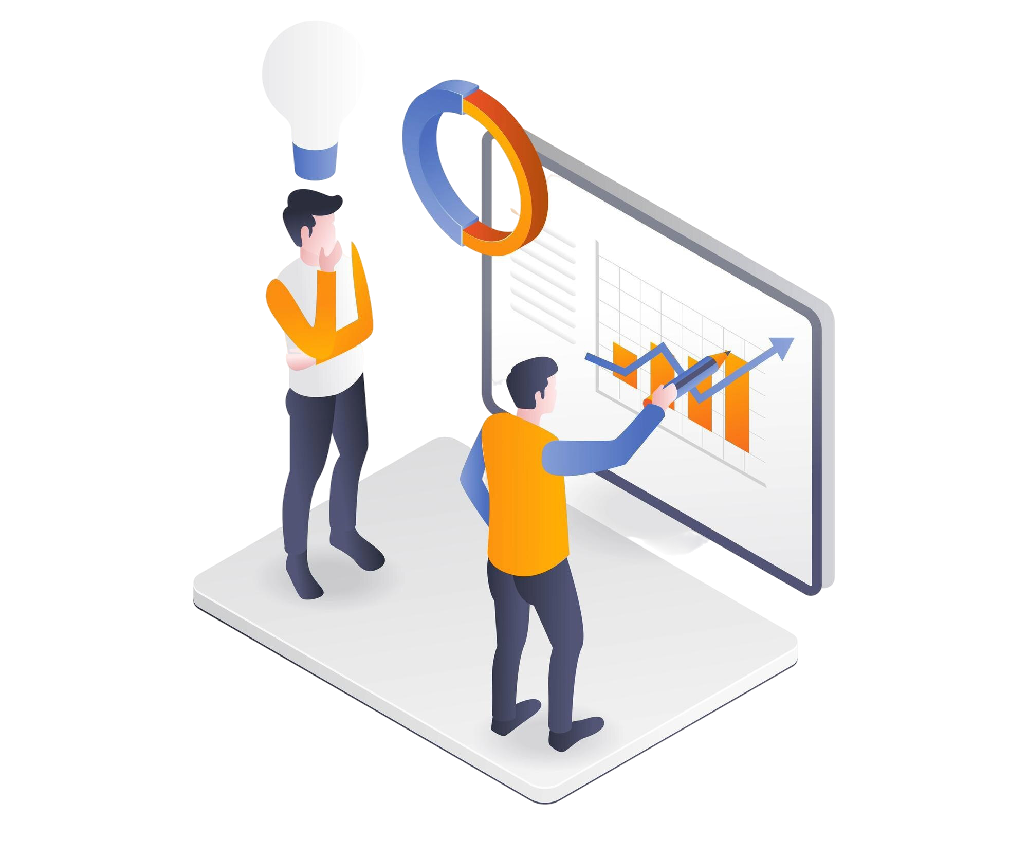 man-showing-investment-business-chart-development